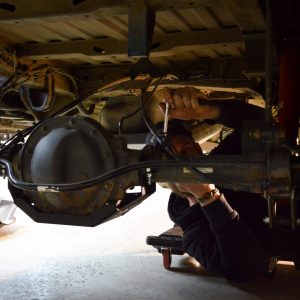 Montage Unterfahrschutz